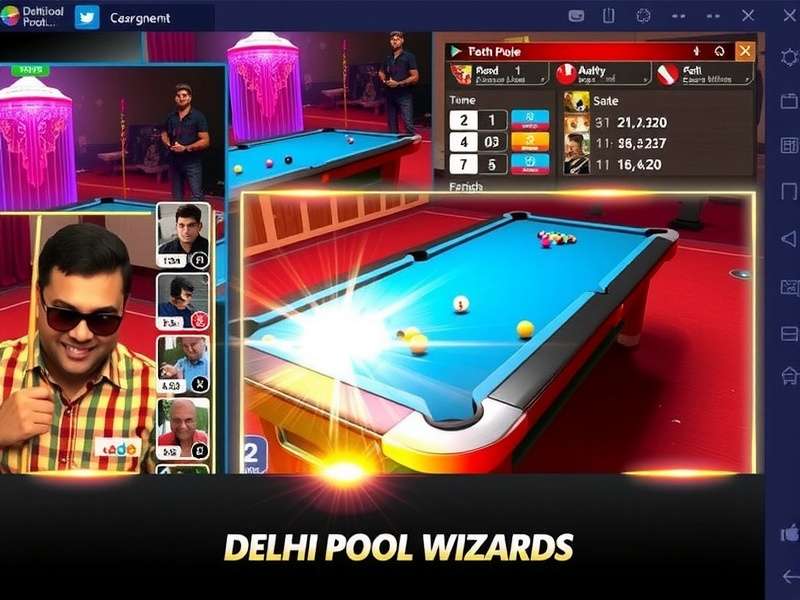 Delhi Pool Wizards Game Screenshot